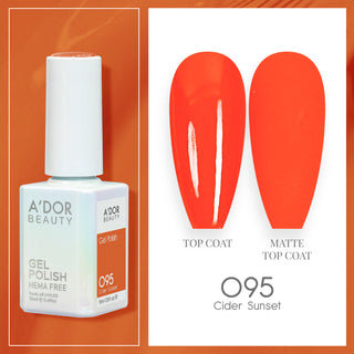 A'DOR HEMA-Free Gel Polish - 095 - Cider Sunset - 0.6 oz