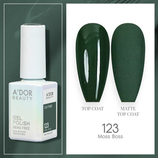 A'DOR HEMA-Free Gel Polish - 123 - Moss Boss - 0.6 oz