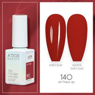 A'DOR HEMA-Free Gel Polish - 140 - All Fired Up - 0.6 oz
