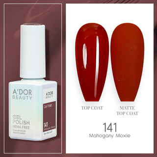 A'DOR HEMA-Free Gel Polish - 141 - Mahogany Moxie - 0.6 oz