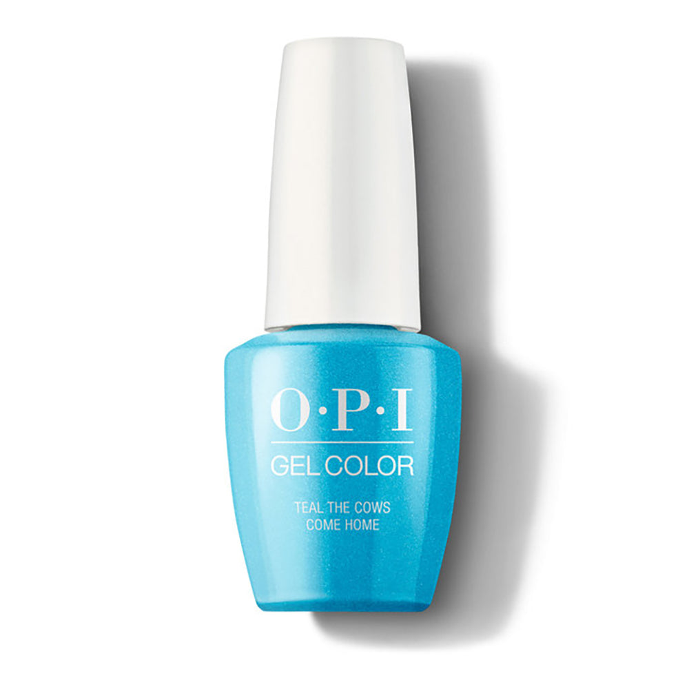 OPI Gel Nail Polish Duo - B54 Teal The Cows Come Home - Blue Colors