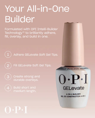 OPI GELevate 4-In-1 Builder Gel - BIB 000 - OPI’m Flawless