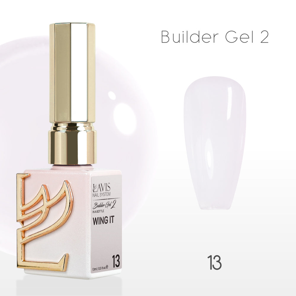 LAVIS Builder Gel 2 - 13 Wing It - Gel Polish 15ml