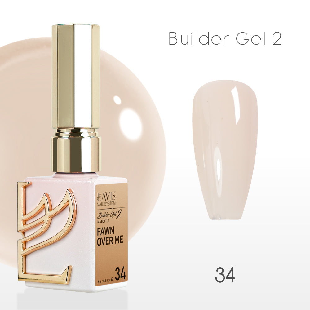 LAVIS Builder Gel 2 - 34 Fawn Over Me - Gel Polish 15ml