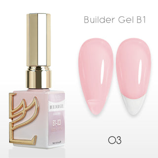 LAVIS Builder Gel In The Bottle - B1-03 Baby Pink - Gel Polish 0.5oz