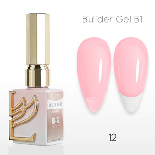 LAVIS Builder Gel In The Bottle - B1-12 Strawberry Gloss - Gel Polish 0.5oz