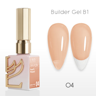 LAVIS Builder Gel In The Bottle - B1-04 Peach Please! - Gel Polish 0.5oz