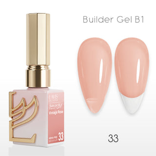 LAVIS Builder Gel In The Bottle - B1-33 Vintage Rose - Gel Polish 0.5oz