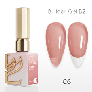LAVIS Builder Gel In The Bottle - B2-03 Flushed Bloom - Gel Polish 0.5oz