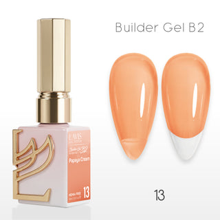 LAVIS Builder Gel In The Bottle - B2-13 Papaya Cream - Gel Polish 0.5oz
