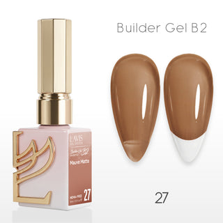 LAVIS Builder Gel In The Bottle - B2-27 Mauve Matter - Gel Polish 0.5oz