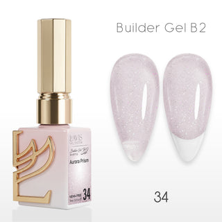 LAVIS Builder Gel In The Bottle - B2-34 Aurora Prism - Gel Polish 0.5oz