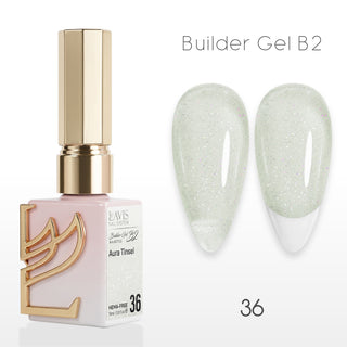 LAVIS Builder Gel In The Bottle - B2-36 Aura Tinsel - Gel Polish 0.5oz