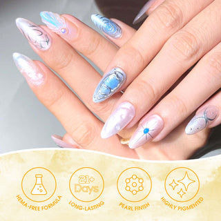 LAVIS C03 - 01 - Gel Polish 0.5 oz - Pretty in Pearl Collection