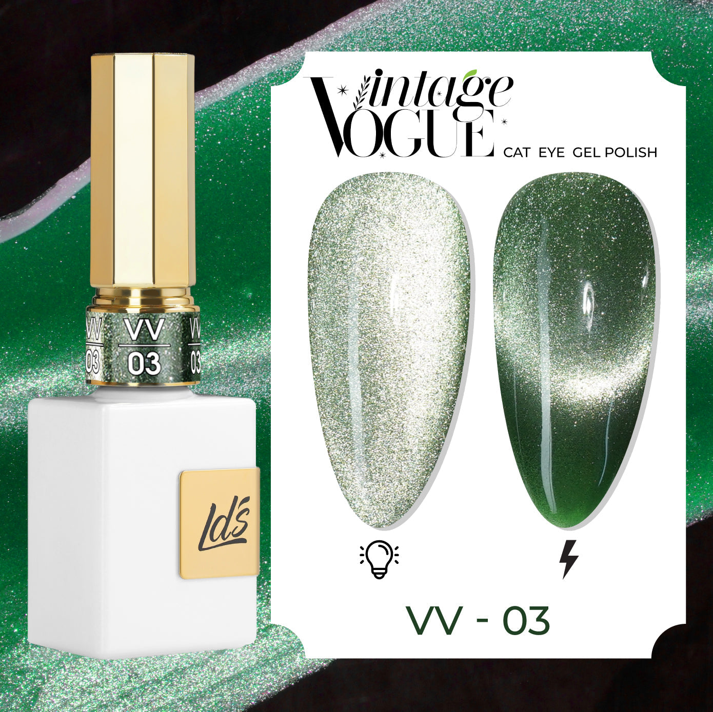 LDS VV CE - 03 - Vintage Vogue Cat Eye Gel Polish Collection