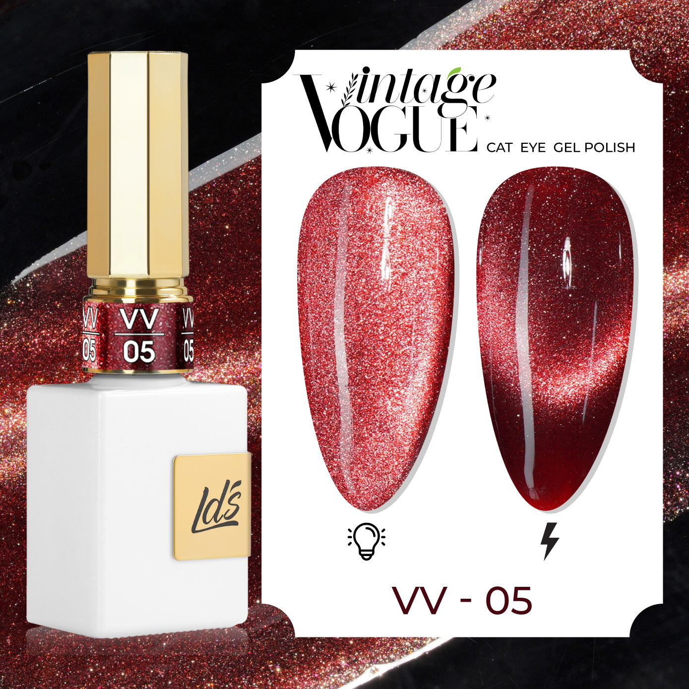 LDS VV CE - 05 - Vintage Vogue Cat Eye Gel Polish Collection