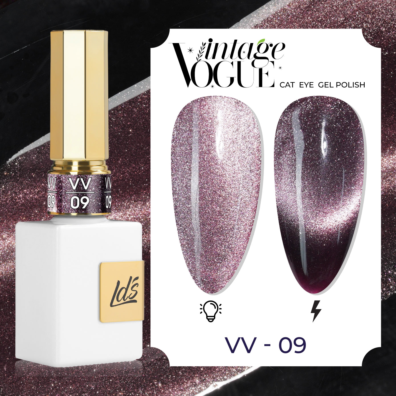 LDS VV CE - 09 - Vintage Vogue Cat Eye Gel Polish Collection