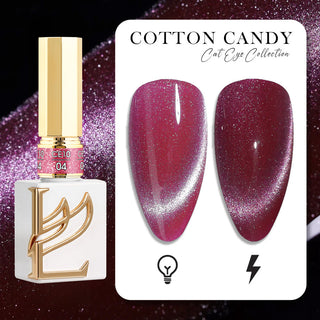 LAVIS Cat Eye CE10 - 04 (Ver1) - Gel Polish 0.5 oz - Cotton Candy Collection