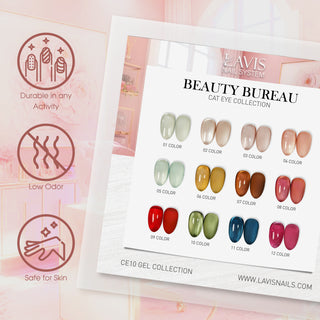 LAVIS Cat Eye CE10 - Gel Polish 0.5 oz - Beauty Bureau Collection