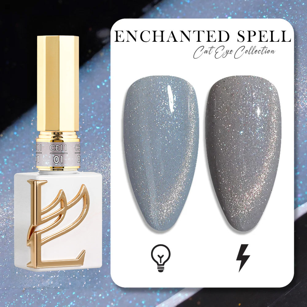 LAVIS Cat Eye CE11- 01 - Gel Polish 0.5 oz - Enchanted Spell Collection