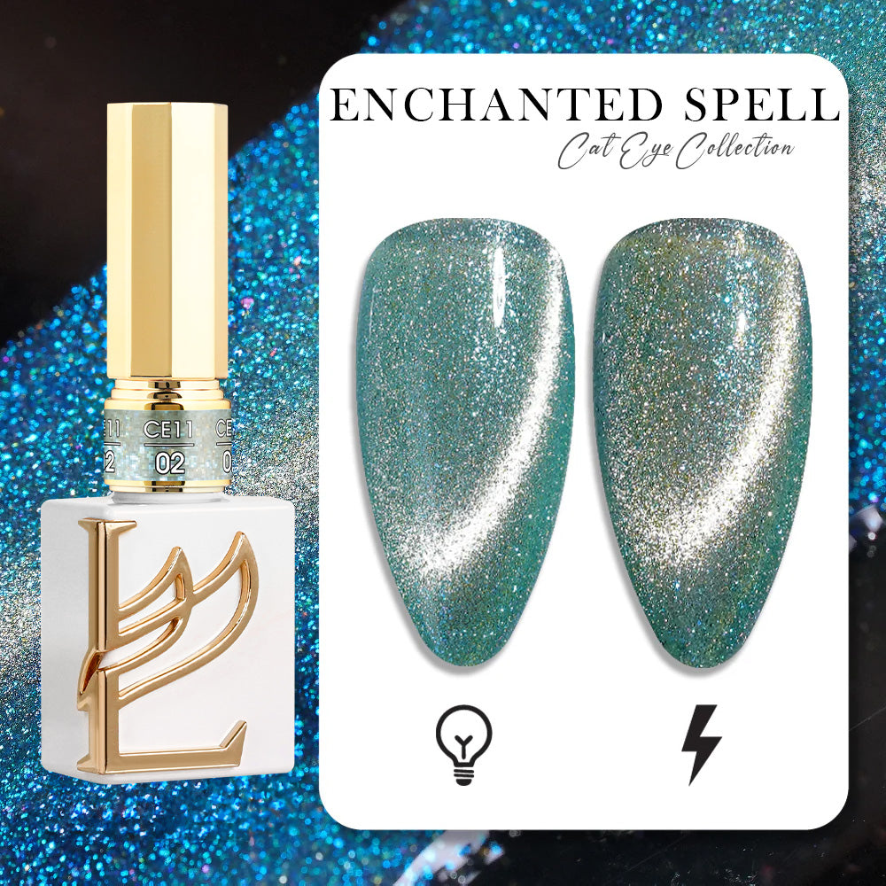 LAVIS Cat Eye CE11- 02 - Gel Polish 0.5 oz - Enchanted Spell Collection