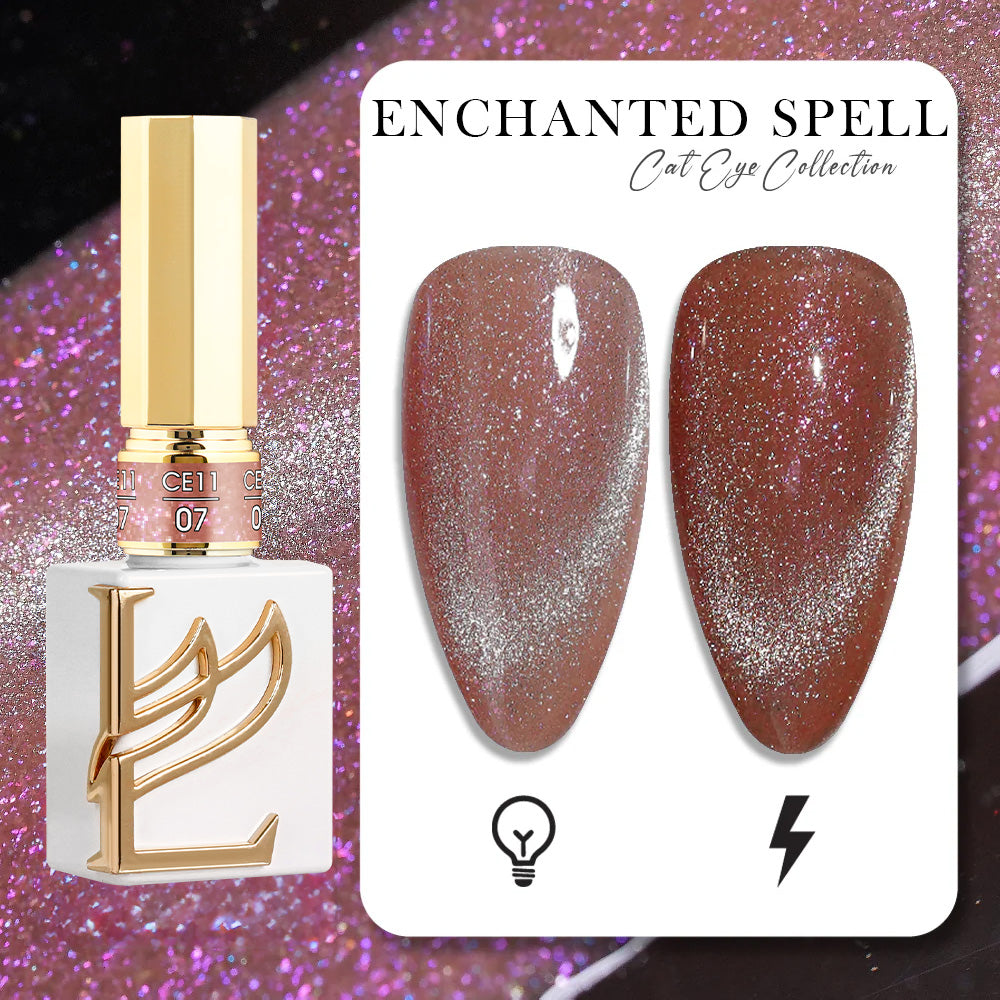 LAVIS Cat Eye CE11- 07- Gel Polish 0.5 oz - Enchanted Spell Collection