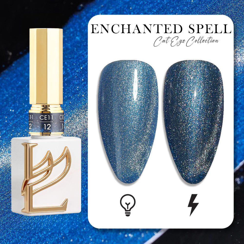 LAVIS Cat Eye CE11- 12 - Gel Polish 0.5 oz - Enchanted Spell Collection