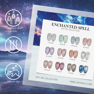 LAVIS Cat Eyes CE11 - Gel Polish 0.5oz - Enchanted Spell Collection
