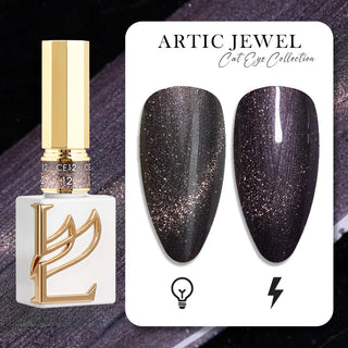 LAVIS Cat Eyes CE12 - 12 (Ver1) - Gel Polish 0.5 oz - Artic Jewel Collection