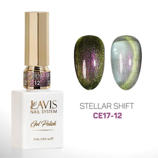 LAVIS Cat Eyes CE17 - 12- Gel Polish 0.5 oz - Stellar Shift Collection