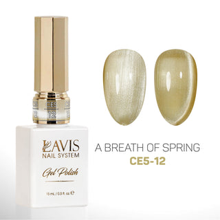 LAVIS Cat Eyes CE5 - 12 - Gel Polish 0.5 oz - A Breath Of Spring Collection