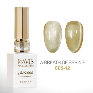 LAVIS Cat Eyes CE5 - 12 (Ver2) - Gel Polish 0.5 oz - A Breath Of Spring Collection