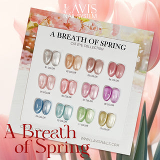LAVIS Cat Eyes CE5 - 01 (Ver2) - Gel Polish 0.5 oz - A Breath Of Spring Collection