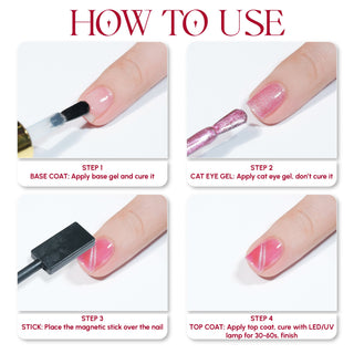 LAVIS Cat Eyes CE5 - 01 (Ver2) - Gel Polish 0.5 oz - A Breath Of Spring Collection