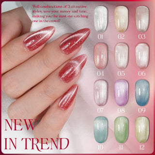 LAVIS Cat Eyes CE5 - 01 (Ver2) - Gel Polish 0.5 oz - A Breath Of Spring Collection