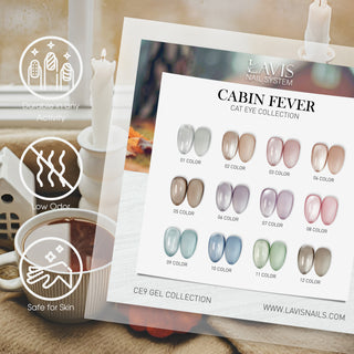 LAVIS Cat Eye CE9 - Gel Polish 0.5 oz - Cabin Fever Collection