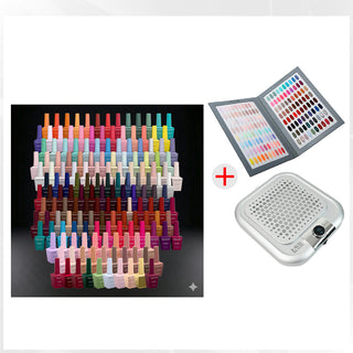 CHAUN LEGEND Set 160 Colors Gel Polish Collection - FREE 1 LAVIS Nail Dust Collector Silver