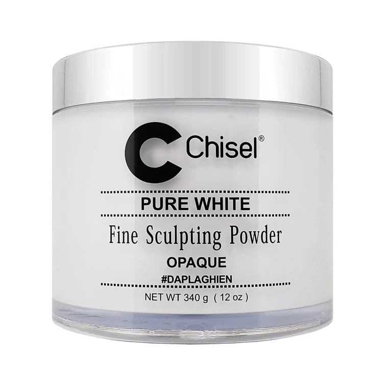 Chisel Acrylic Fine Sculpting Powder - Pure White (Opaque) - 12oz