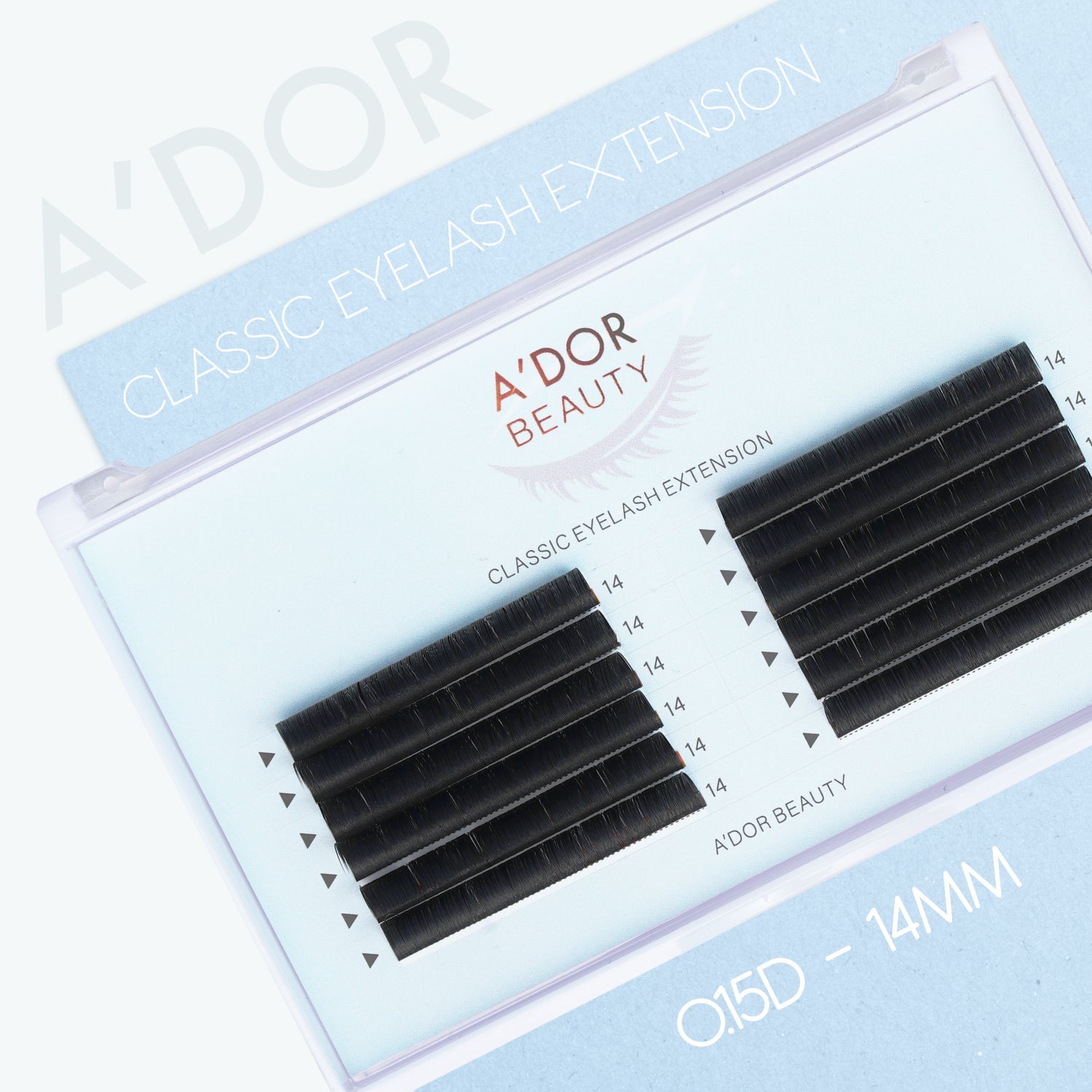 A’dor Beauty Classic Eyelash Extension 0.15D - 14MM