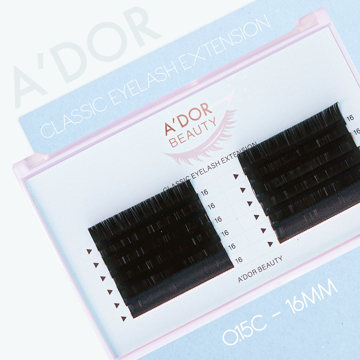 A’dor Beauty Classic Eyelash Extension 0.15C - 16MM