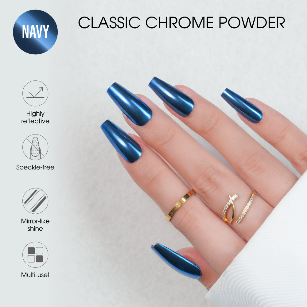 Chrome Classic Powder - Navy