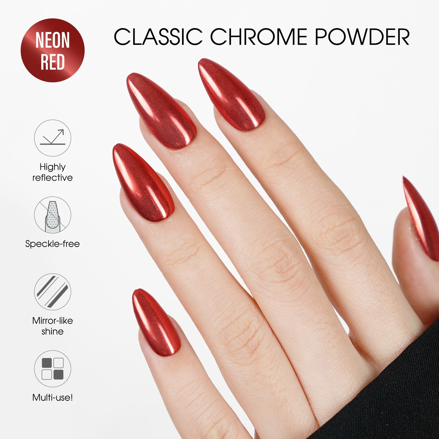 LAVIS Chrome Classic - Neon Red - 0.5gr