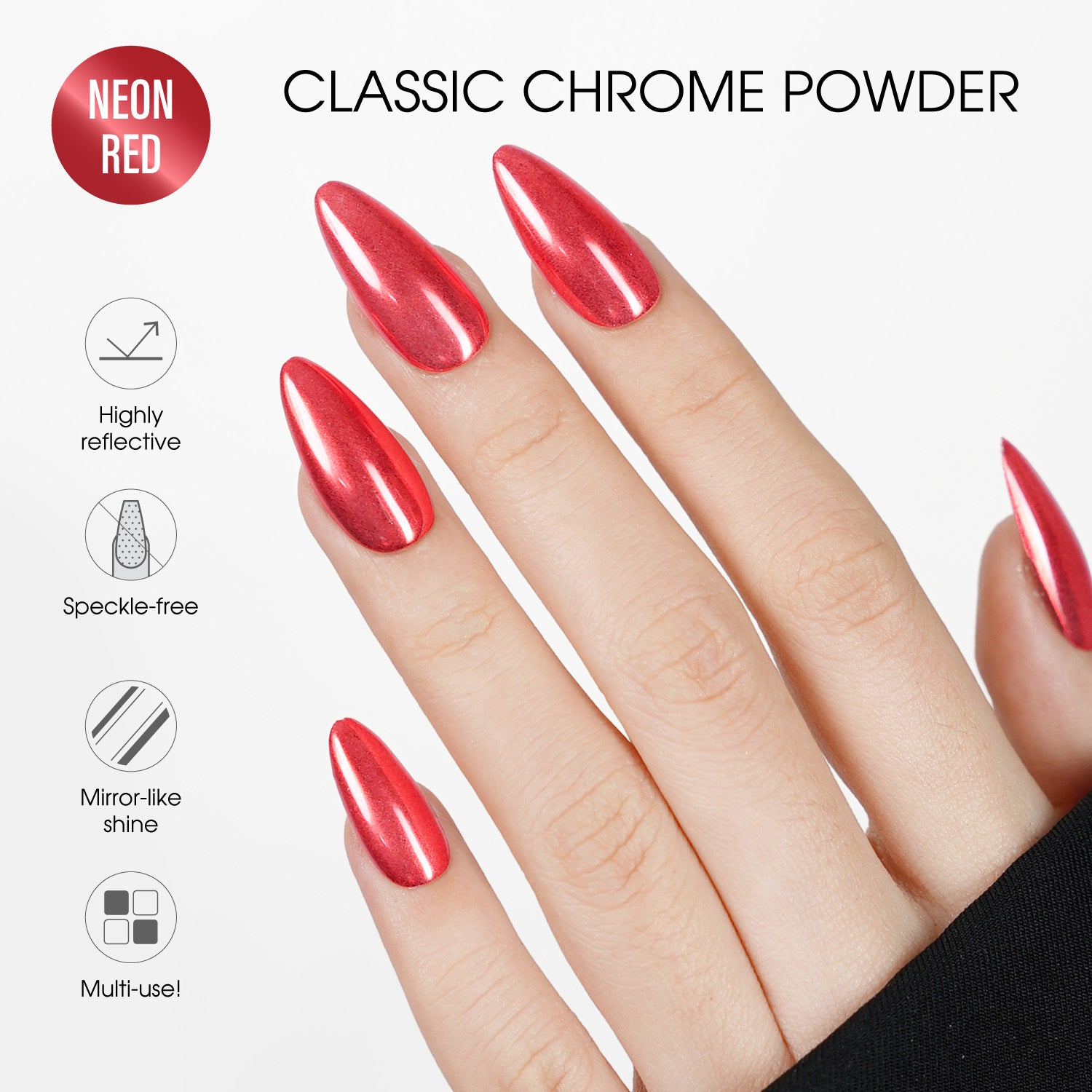 LAVIS Chrome Classic - Neon Red - 0.5gr