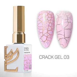 LAVIS Crack Gel Base Set 14 Colors - 0.5 oz