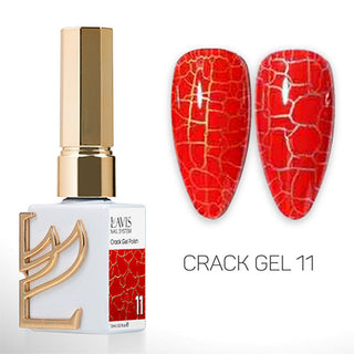 LAVIS Crack Gel 11 + Gold Crack Base Gel - 0.5 oz