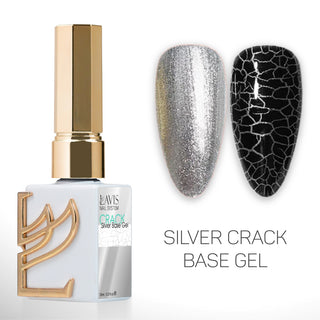 LAVIS Silver Crack Gel Base - 0.5 oz