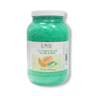LAVIS - Cucumber Melon - Sugar Scrub for Pedicure - 1 gallon
