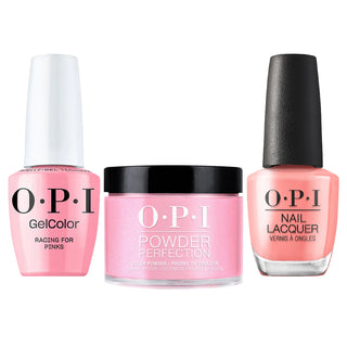 OPI Intelli 3 In 1 - D52 Racing For Pinks - Dip, Gel & Lacquer Matching