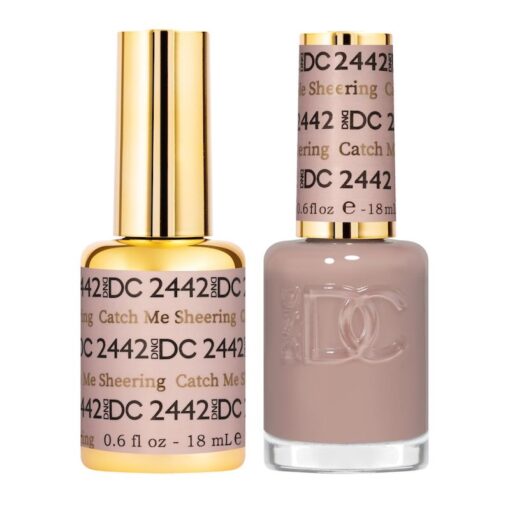 DND DC Gel Nail Polish Duo - 2442 Catch Me Sheering