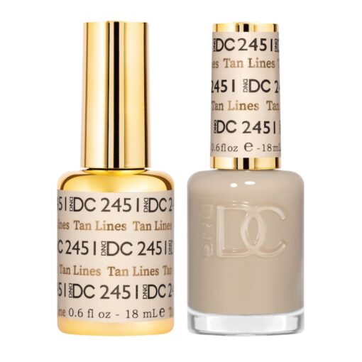 DND DC Gel Nail Polish Duo - 2451 Tan Lines